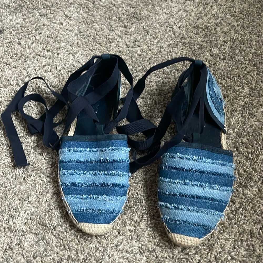 Jimmy Choo denim espradilles